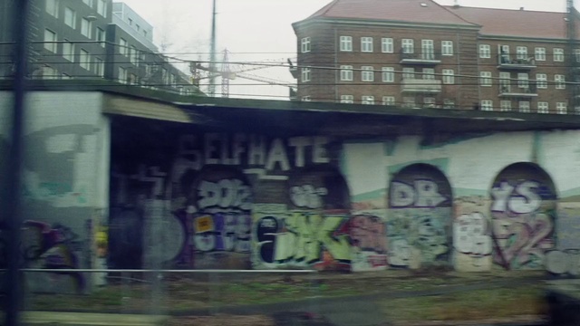 Video Reference: Building, Window, Sky, Paint, Graffiti, Art, House, Neighbourhood, Font, Facade