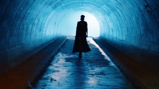 Video Reference: Blue, Light, Water, Infrastructure, Azure, Flash photography, Lighting, Standing, People in nature, Line