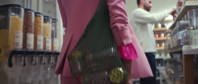 Video Reference: Joint, Leg, Sleeve, Gesture, Street fashion, Thigh, Waist, Blazer, Magenta, Fun