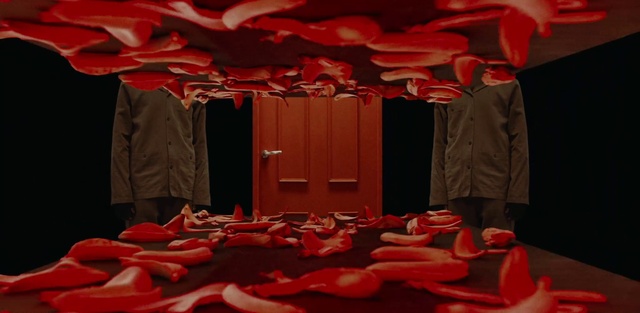 Video Reference: Photograph, Light, Textile, Orange, Interior design, Red, Performing arts, Entertainment, Beauty, Event