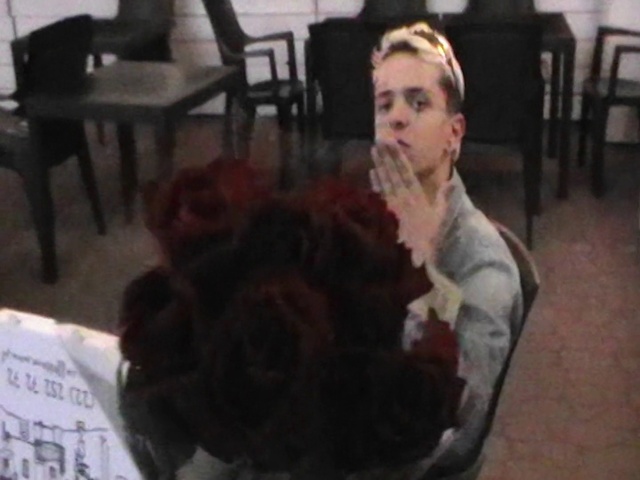 Video Reference: Hairstyle, Chair, Tableware, Fun, Event, Table, Fur, Sitting, Fur clothing, Room