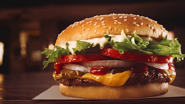 Video Reference: Food, Bun, Ingredient, Recipe, Staple food, Fast food, Cuisine, Baked goods, Hamburger, Dish