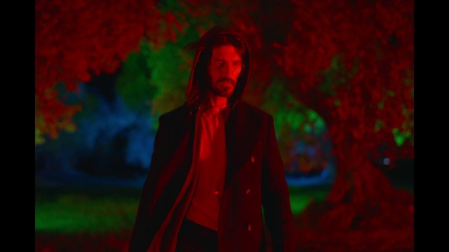 Video Reference: Human, Textile, Organism, Art, Tree, Magenta, Plant, Beauty, Electric blue, Event