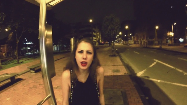 Video Reference: Plant, Hairstyle, Automotive lighting, Light, Street light, Black, Infrastructure, Flash photography, Lighting, Road surface