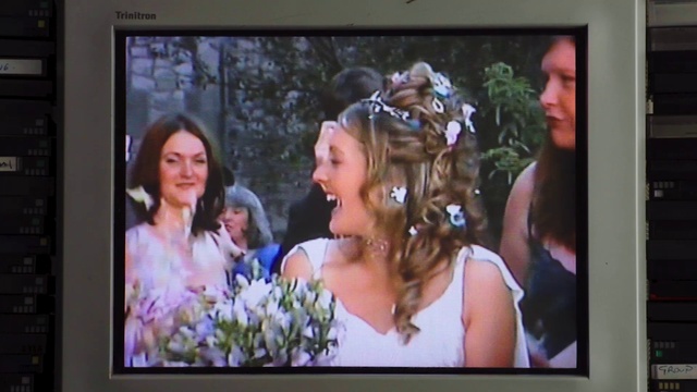 Video Reference: Smile, Flower, Photograph, Plant, Facial expression, Bride, Flash photography, Happy, Gesture, Wedding dress