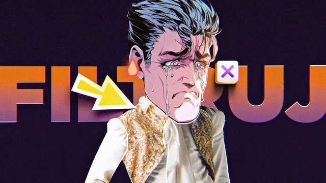 Video Reference: Human, Jaw, Sleeve, Eyewear, Font, Art, Fictional character, Facial hair, Magenta, Graphics