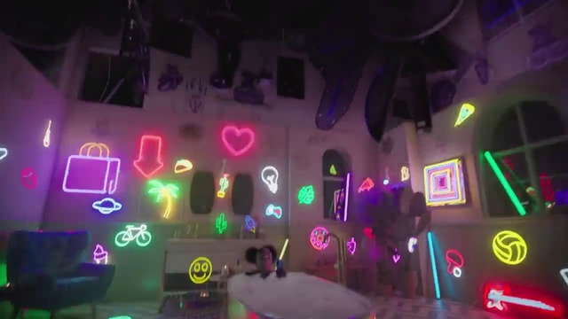 Video Reference: Purple, Entertainment, Visual effect lighting, Magenta, Fun, Plant, Neon, Art, Event, Font