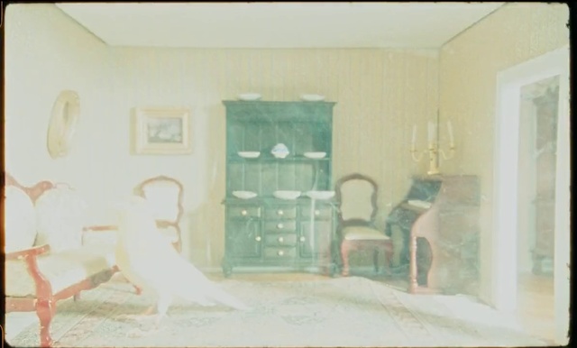 Video Reference: Chair, Paint, Textile, Wood, Interior design, Window, Art, Door, Painting, Floor