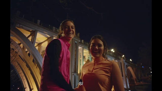 Video Reference: Smile, Flash photography, Entertainment, Happy, T-shirt, Midnight, Event, Fun, Magenta, Darkness