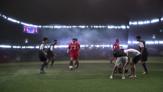 Video Reference: Shorts, Sports equipment, Soccer, Player, Football, Ball, Grass, Football player, Ball game, Championship