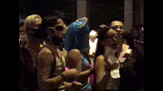 Video Reference: Hat, Entertainment, Performing arts, Event, Chest, Eyewear, Public event, Performance, Darkness, Barechested