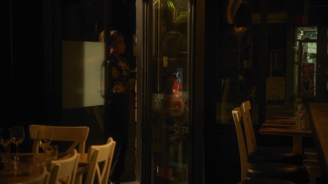 Video Reference: Chair, Interior design, Wood, Tints and shades, Space, Art, Glass, Midnight, Darkness, Event