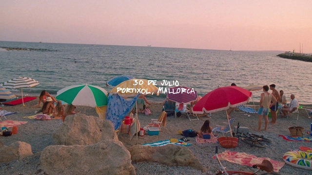 Video Reference: Water, Sky, Umbrella, People on beach, Beach, Travel, Coastal and oceanic landforms, Body of water, Shade, Horizon