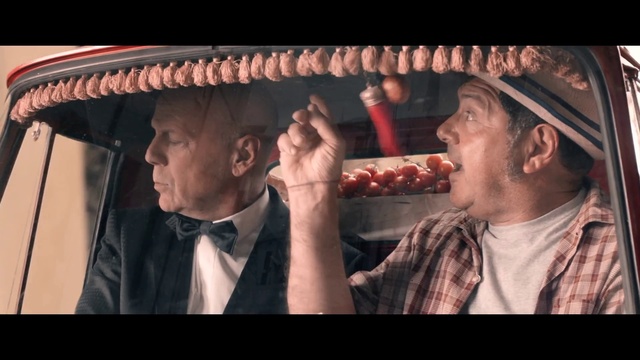 Video Reference: Mouth, Organ, Flash photography, Entertainment, Gesture, Interaction, Fun, Tie, Hat, Performing arts