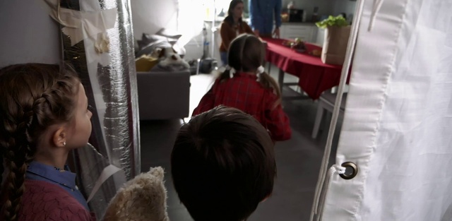 Video Reference: Fun, Event, T-shirt, Houseplant, Toddler, Child, Visual arts, Leisure, Chair, Table