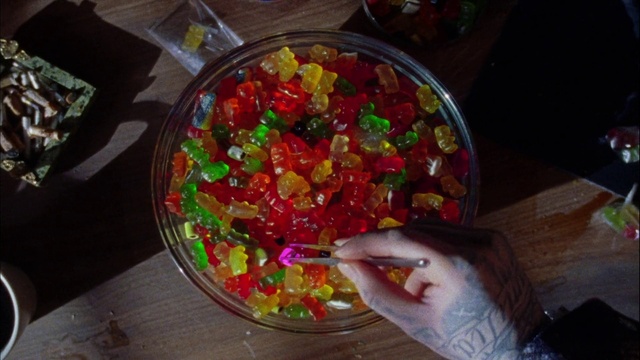 Video Reference: Food, Gummi candy, Ingredient, Cuisine, Mixture, Fruit snack, Plant, Gummy bear, Dish, Sweetness