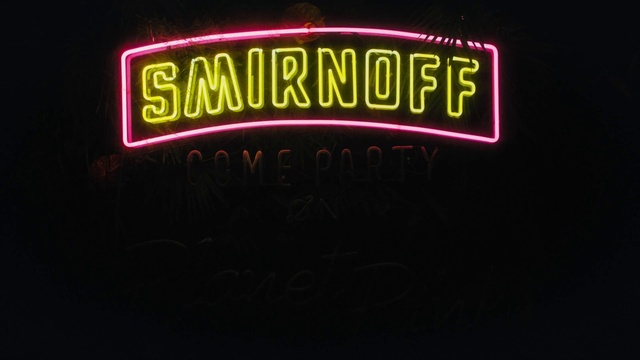 Video Reference: Font, Electronic signage, Visual effect lighting, Magenta, Logo, Signage, Neon, Graphics, Darkness, Brand