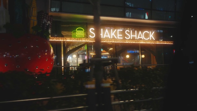 Video Reference: Automotive lighting, Window, Midnight, City, Facade, Electricity, Building, Electronic signage, Event, Darkness