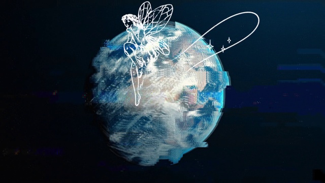 Video Reference: Liquid, Blue, World, Font, Art, Gas, Water, Electric blue, Circle, Space