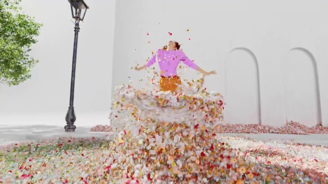 Video Reference: People in nature, Flower, Street light, Plant, Happy, Petal, Tree, Party supply, Toy, Art