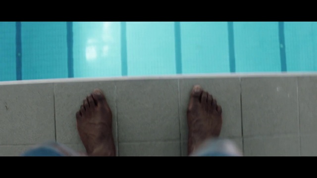 Video Reference: Azure, Gesture, Finger, Flooring, Floor, Wall, Rectangle, Aqua, Material property, Tints and shades