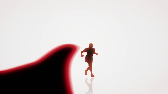 Video Reference: Toy, Gesture, Art, People in nature, Carmine, Fictional character, Backlighting, Shadow, Recreation, Magenta