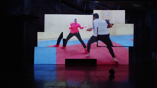 Video Reference: Entertainment, Pink, Performing arts, Combat sport, Magenta, Contact sport, Karate, Martial arts, Performance art, Art