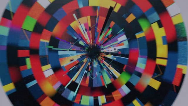 Video Reference: Colorfulness, Art, Line, Creative arts, Material property, Symmetry, Tints and shades, Pattern, Triangle, Electric blue