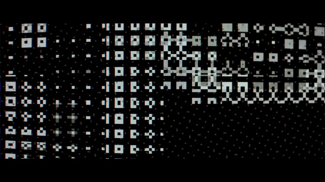 Video Reference: Rectangle, Font, Symmetry, Pattern, Tints and shades, Technology, Electric blue, Parallel, Circle, Monochrome