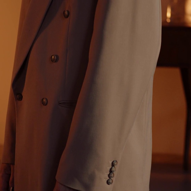 Video Reference: Outerwear, Dress shirt, Dress, Sleeve, Textile, Waist, Collar, Blazer, Formal wear, Fashion design