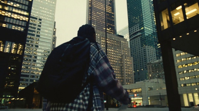 Video Reference: Skyscraper, Building, Sky, Light, Tartan, Black, Tower block, Cityscape, Plaid, Morning