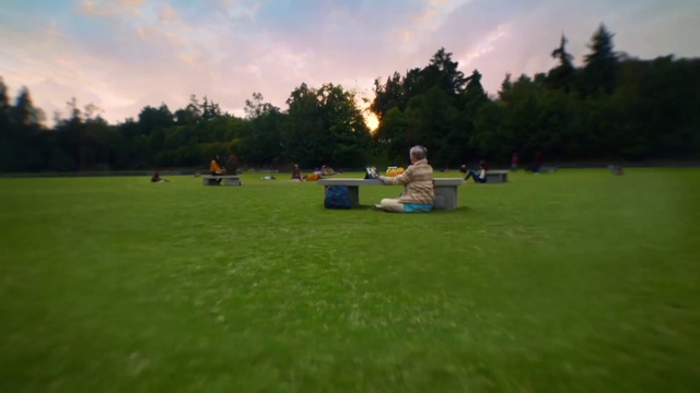 Video Reference: Cloud, Sky, Plant, Tree, People in nature, Grassland, Grass, Leisure, Meadow, Chair