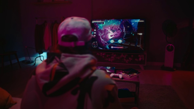 Video Reference: Purple, Pink, Violet, Entertainment, Magenta, Visual effect lighting, Performing arts, Event, Fun, Space