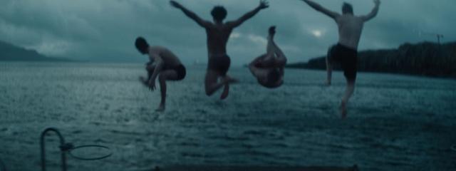 Video Reference: Water, People in nature, Sky, Happy, Gesture, Body of water, Lake, Leisure, Shorts, Fun