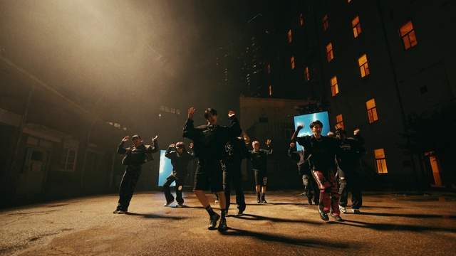 Video Reference: Footwear, Building, Performing arts, Entertainment, Tire, City, Wheel, Event, Midnight, Performance art