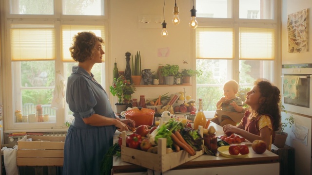 Video Reference: Window, Plant, Food, Interior design, Houseplant, Table, Natural foods, Event, Leaf vegetable, Cooking