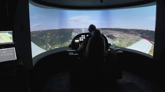 Video Reference: Sky, Aircraft, Airplane, Vehicle, Cockpit, Aviation, Aerospace manufacturer, Air travel, Pilot, Aerospace engineering