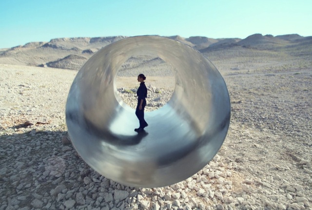 Video Reference: Sky, Happy, Landscape, Horizon, People in nature, Leisure, Balance, Asphalt, Travel, Recreation