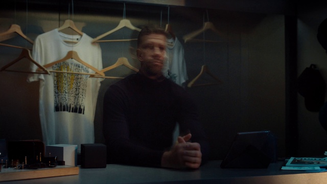 Video Reference: Sleeve, Gesture, T-shirt, Event, Table, Eyewear, Thumb, Room, Glass, Desk