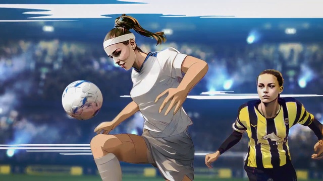 Video Reference: Shorts, Sports equipment, Football, Player, Ball, Gesture, Ball game, Happy, Grass, Competition event