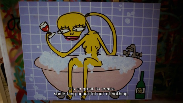 Video Reference: Fluid, Organism, Tap, Bathroom, Rectangle, Plumbing fixture, Sink, Happy, Poster, Bathing