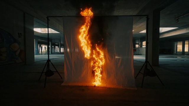 Video Reference: Sky, Fire, Flame, Gas, Heat, Event, Water, Tree, Wood, Evening