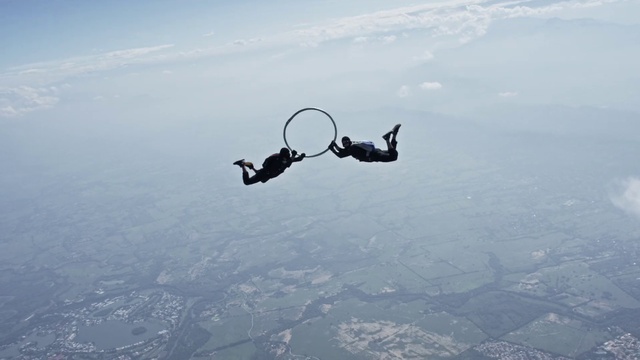 Video Reference: Sky, Paragliding, Tandem skydiving, Water, Parachuting, Air travel, Windsports, Personal protective equipment, Sports, Recreation