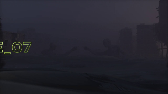 Video Reference: Grey, Automotive lighting, Dusk, Sky, Tints and shades, Horizon, Landscape, Haze, Midnight, Asphalt