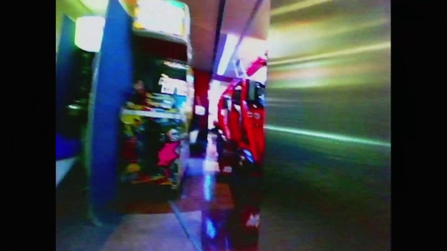 Video Reference: Automotive lighting, Magenta, Event, Display device, Entertainment, Machine, Automotive design, Neon, Room, Fun