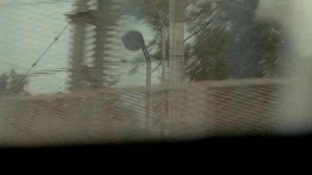 Video Reference: Window, Street light, Plant, Wood, Automotive lighting, Twig, Tree, Automotive tire, Tints and shades, Windscreen wiper