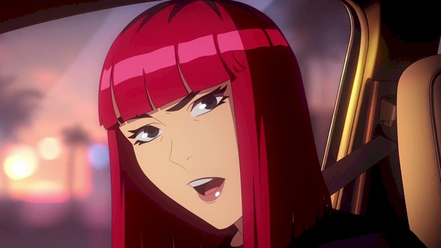 Video Reference: Lip, Eyebrow, Pink, Cartoon, Eyelash, Art, Magenta, Black hair, Cg artwork, Toy