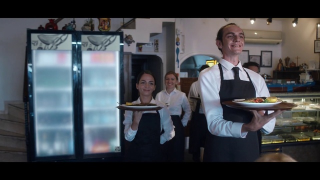 Video Reference: Smile, Food, Tableware, Waiting staff, Chef, Cooking, Cuisine, Event, Dish, Finger food
