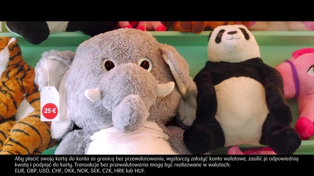 Video Reference: Vertebrate, Toy, Textile, Mammal, Organism, Font, Stuffed toy, Snout, Plush, Terrestrial animal