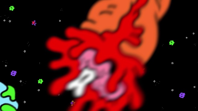 Video Reference: Font, Magenta, Art, Entertainment, Pattern, Event, Electric blue, T-shirt, Logo, Circle